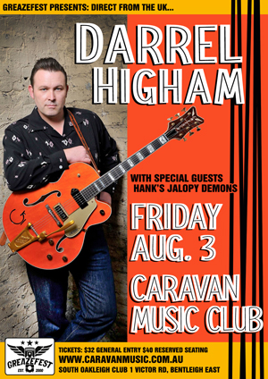 Darrel Higham in Melbourne Aug 2018